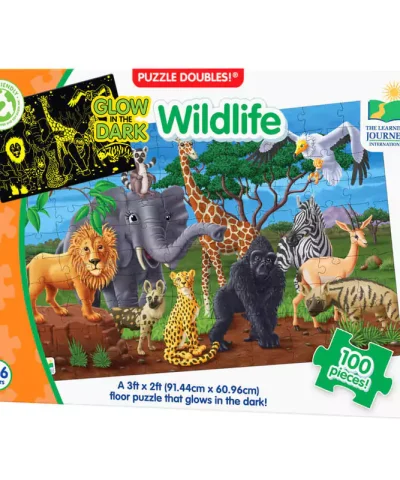 Puzzle Sparkly 2in1 Sea Life (100 κομμάτια) The Learning Journey