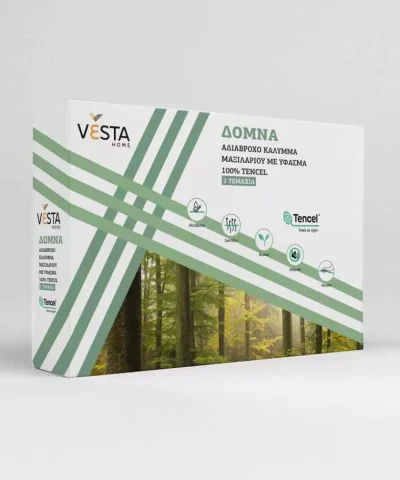 Προστατευτικά Μαξιλαριών Αδιάβροχα Δόμνα (50x70) Vesta Home