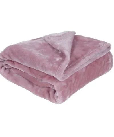 Βρεφική Κουβέρτα Βελουτέ Relax Das Baby Pink