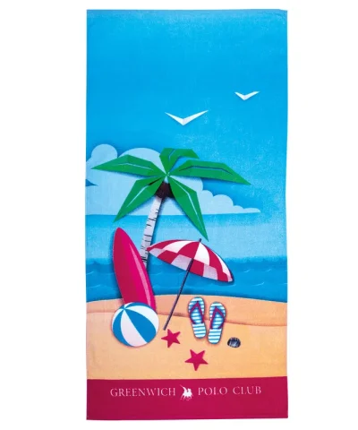 Παιδική Πετσέτα Θαλάσσης Beach Life (3719) Greenwich Polo Club