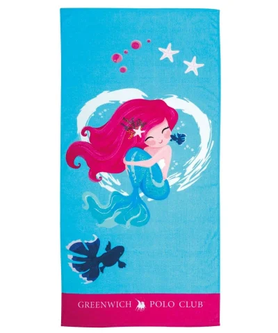 Παιδική Πετσέτα Θαλάσσης Mermaid Heart (3722) Greenwich Polo Club