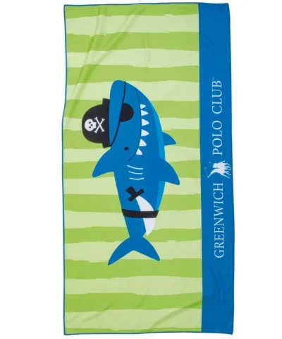 Παιδική Πετσέτα Θαλάσσης Pirate Shark (3760) Greenwich Polo Club