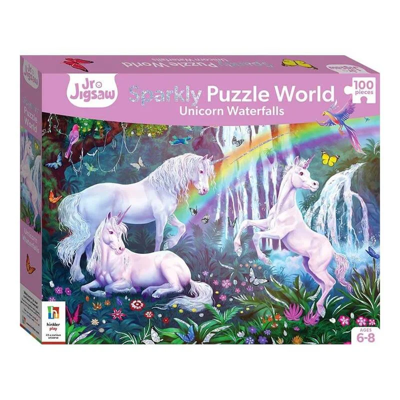 Puzzle Sparkly Unicorn Waterfalls (100 κομμάτια) Hinkler