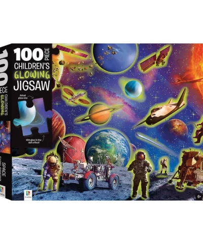Puzzle Sparkly Space Explorers (100 κομμάτια) Hinkler