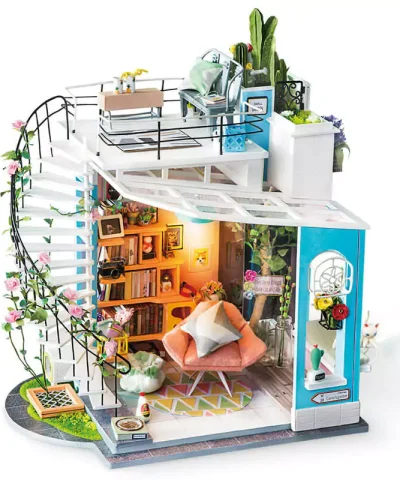 Ξύλινo Παιχνίδι Κατασκευών DIY Dora's Loft Robotime