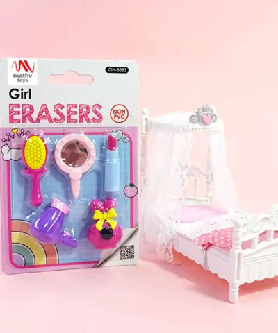 Σετ Γόμες Fancy Eraser Set: Girl Going Out Qihao