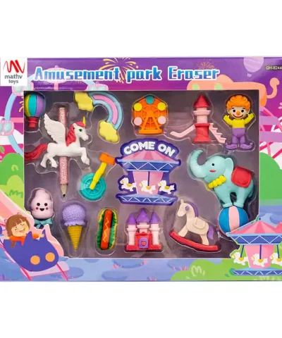 Σετ Γόμες Gift Eraser Collection: Amusement Park Qihao