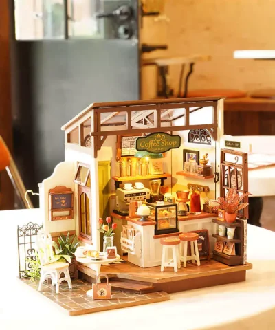 Ξύλινo Παιχνίδι Κατασκευών DIY Miniature No.17 Cafe Robotime