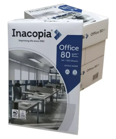 Χαρτί Εκτύπωσης A4 Office 80gr/m² 500 φύλλα Inacopia