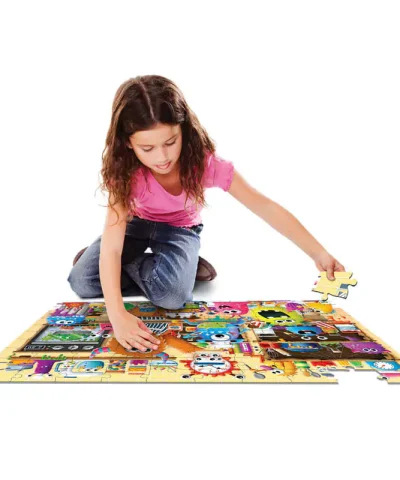 Puzzle Sparkly 2in1 Monsters (100 κομμάτια) The Learning Journey