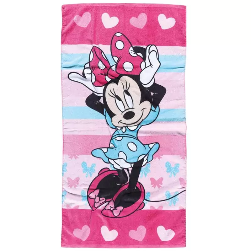 Παιδική Πετσέτα Θαλάσσης Minnie Hearts (5862) Disney
