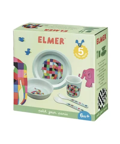 Παιδικό Σετ Φαγητού Elmer (5Τεμ) Petit Jour