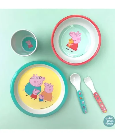 Παιδικό Σετ Φαγητού Peppa Pig (5Τεμ) Petit Jour