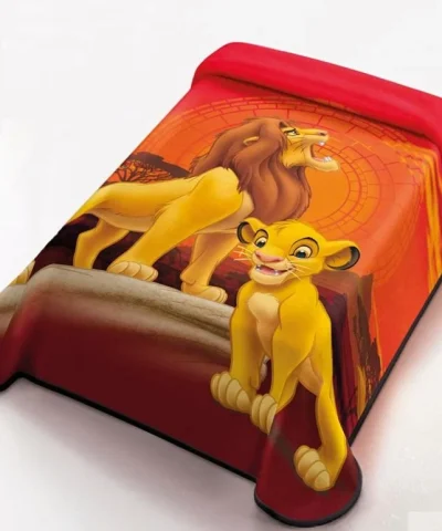 Κουβέρτα Βελουτέ Μονή Disney Ισπανίας Lion King