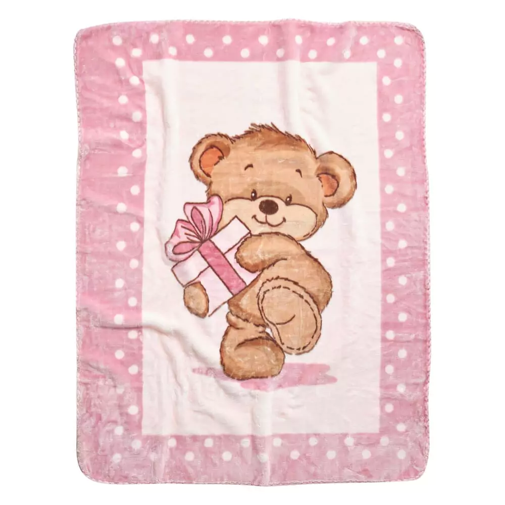 Κουβέρτα Κούνιας Βελουτέ Bear Gift  (4869-4871) Das Baby