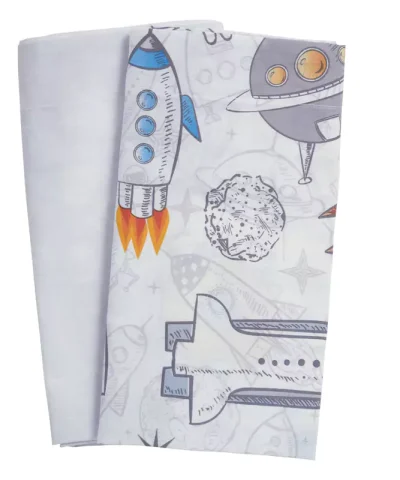 Σετ Σεντόνια Λίκνου/καλαθούνας Space Rocket (4877) Das Baby