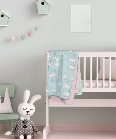 Σετ Σεντόνια Λίκνου/καλαθούνας Cute Bunny (4867) Das Baby
